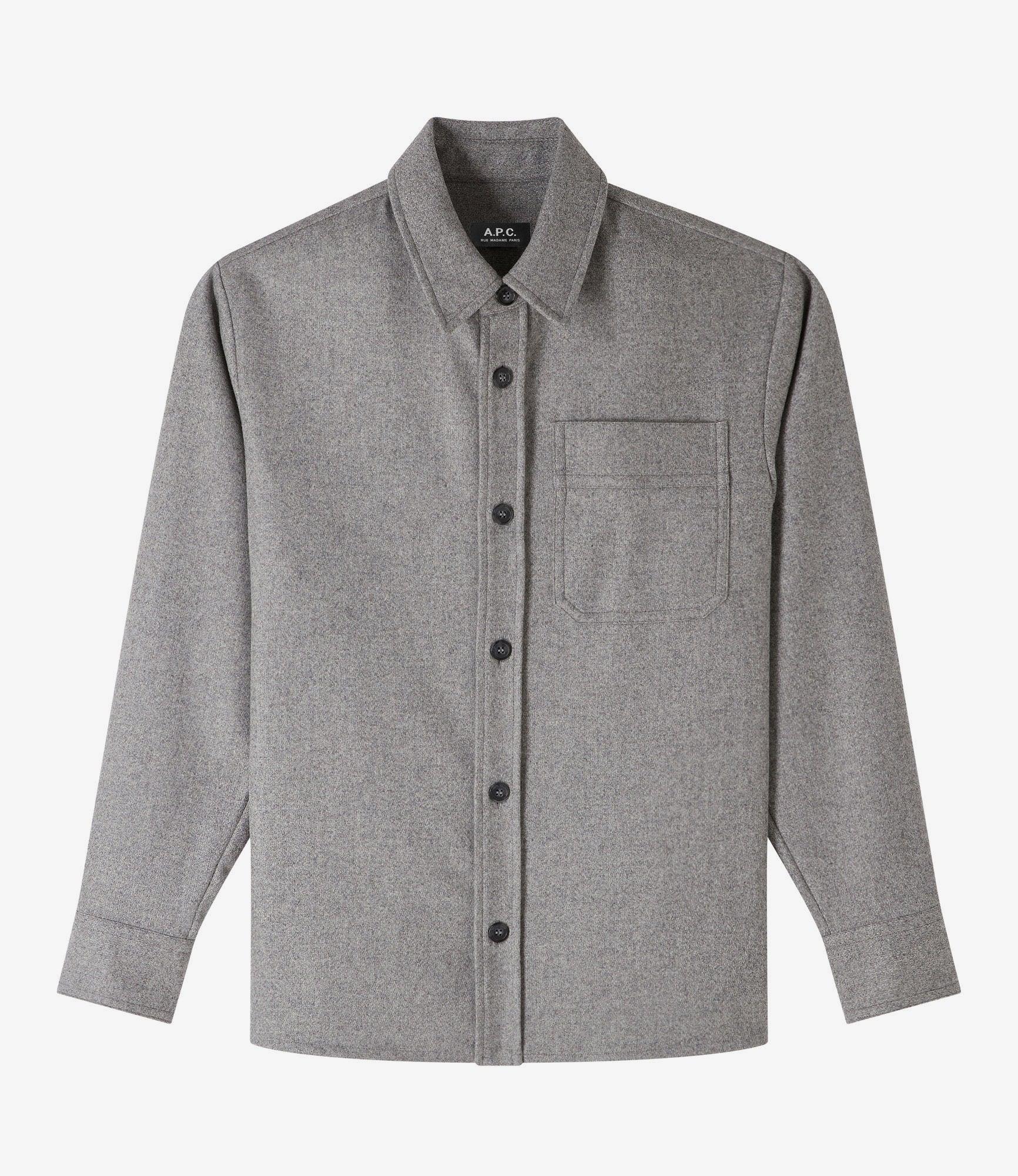 Basile Brodée Poitrine overshirt Male Product Image