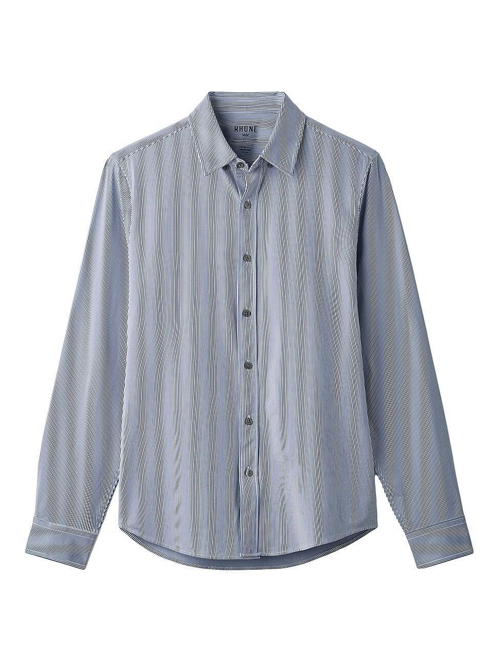 Rhone Commuter Slim Fit Stripe Shirt Product Image