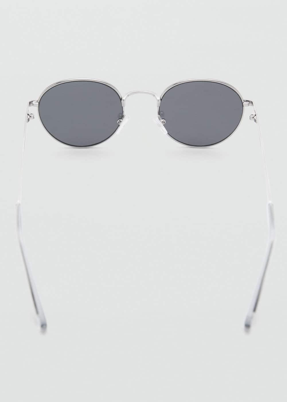 MANGO MAN - Round Metal Sunglasses - One size - Men Product Image