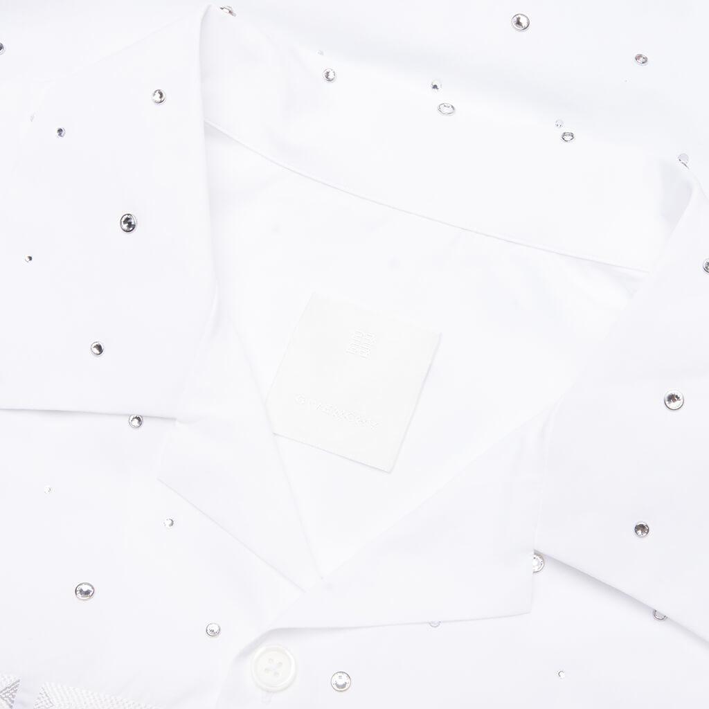 Boxy Fit S/S Shirt - White Male Product Image