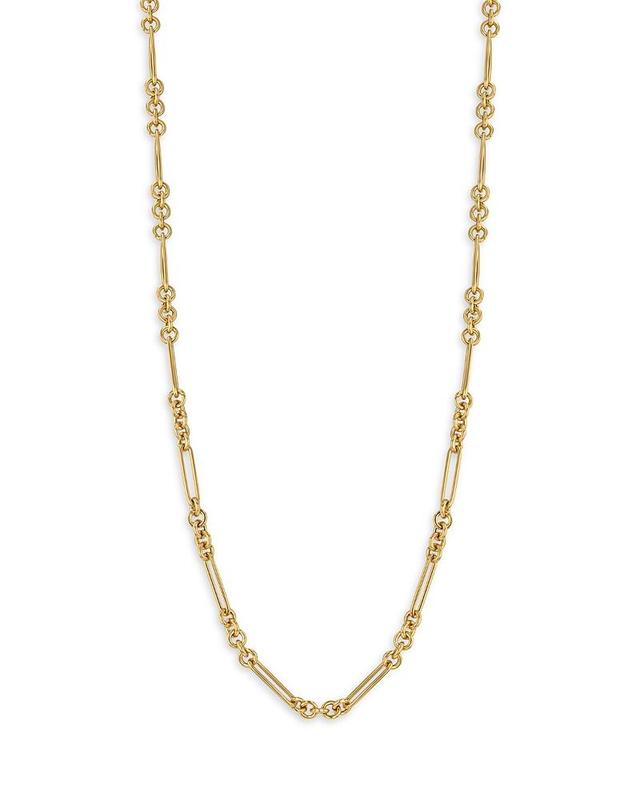 Womens Heavy Metal Medium 14K Yellow Gold Mixed Chain Necklace - Gold - Gold - Size Medium Product Image