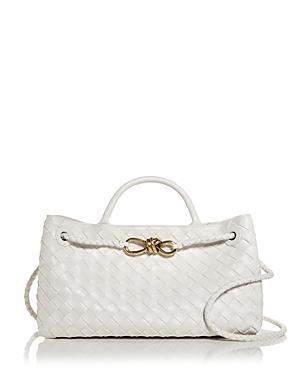 Bottega Veneta Small Andiamo East/West Leather Shoulder Bag Product Image