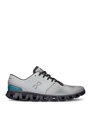 On Mens Cloud X - Running Shoes Grey/Brown Product Image