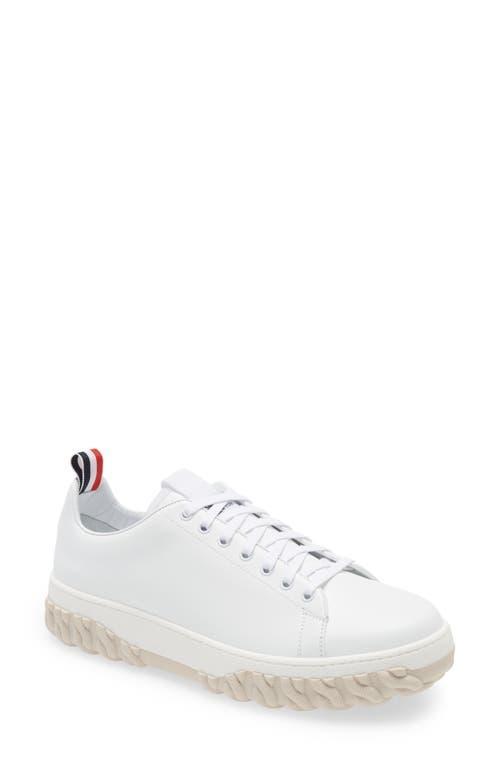 Thom Browne Court Sneaker with Cable Tread Product Image