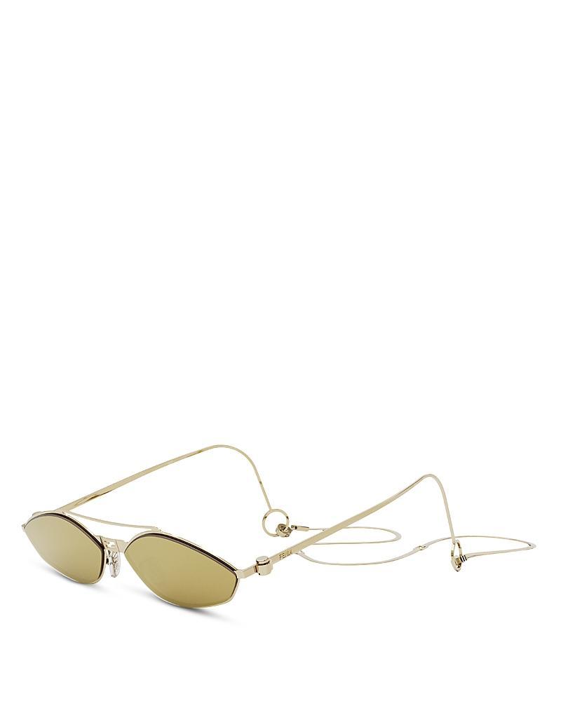 Womens Baguette 57MM Oval Sunglasses Product Image