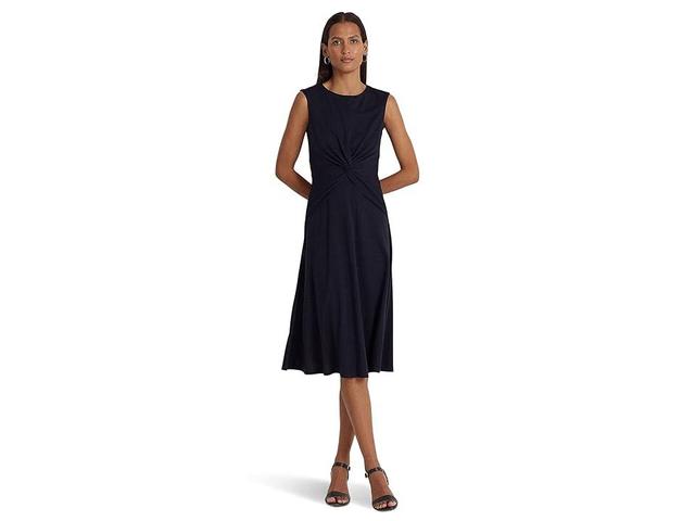 Lauren Ralph Lauren Twist Front Jersey Dress Women's Dress Product Image