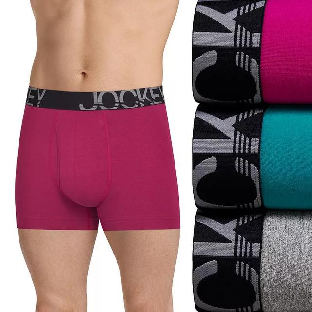 Mens Jockey ActiveStretch 3-Pack Boxer Briefs Product Image