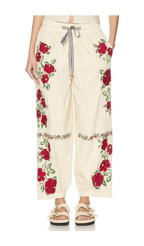 Rosalia Embroidered Pant Product Image