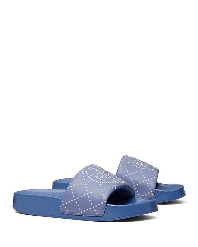 Tory Burch Womens Double T Pool Slide Sandals Product Image