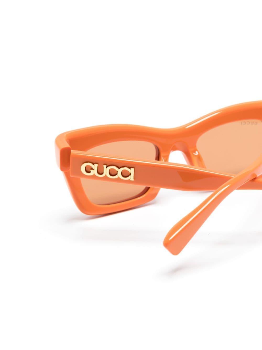 Gg1773s Butterfly-frame Sunglasses In Orange Product Image