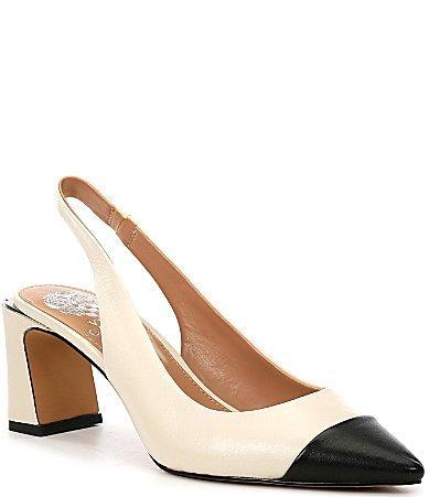 Vince Camuto Hamden Slingback Pointed Cap Toe Pump Product Image