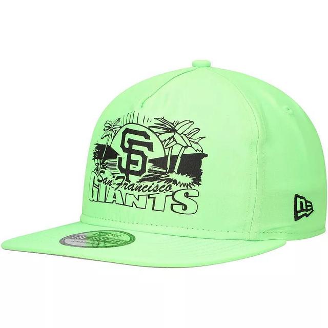 Mens New Era San Francisco Giants Neon Golfer Snapback Hat Product Image