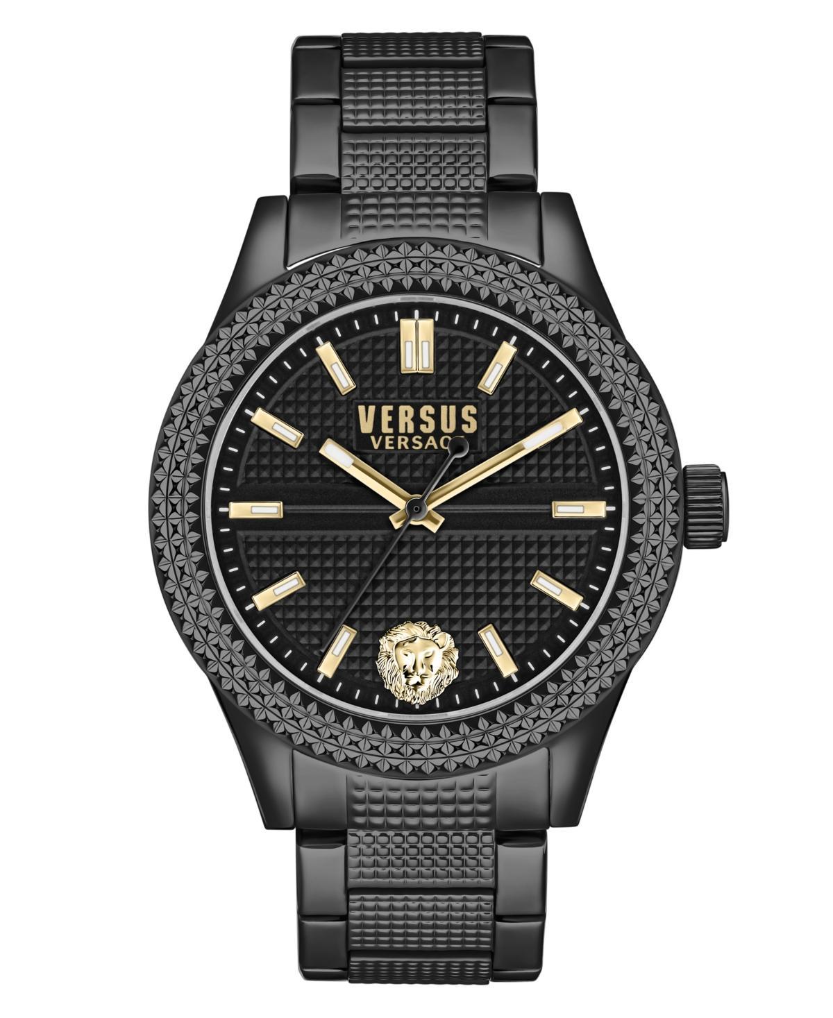 Versus Versace Womens Bayside Three Hand Black Stainless Steel Watch 38mm Product Image