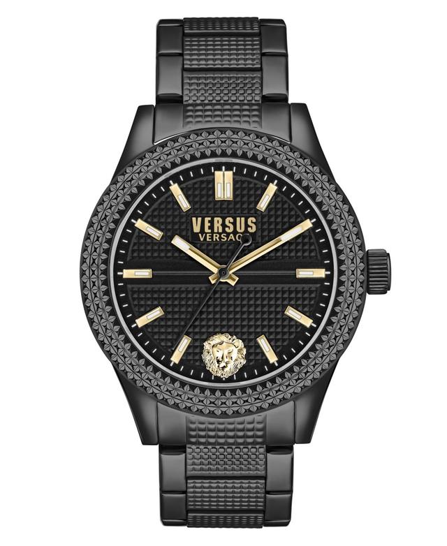 Versus Versace Womens Bayside Three Hand Black Stainless Steel Watch 38mm Product Image