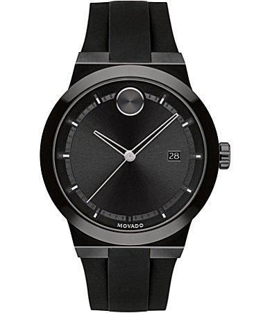 Movado Bold Mens Black Swiss Quartz Fusion Watch Product Image