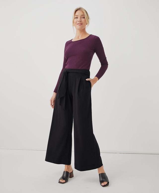 Luxe Jersey Volume Pant Made With Organic Cotton Product Image