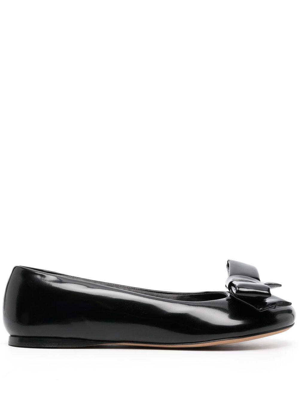 Puffy Ballerina Flat In Black Product Image