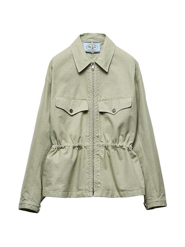 Womens Old Canvas Blouson Jacket Product Image