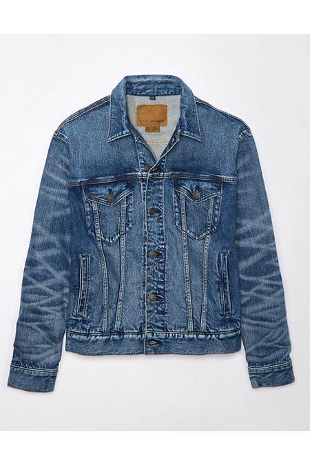 AE Denim Trucker Jacket Mens Product Image