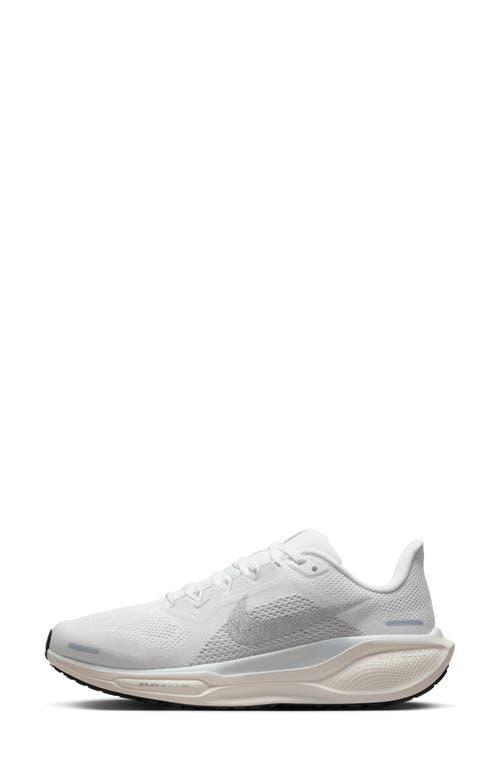 NIKE Structure 25 Women's Road Running Shoe In 101 In White/metallic Silver/pure Platinum Product Image