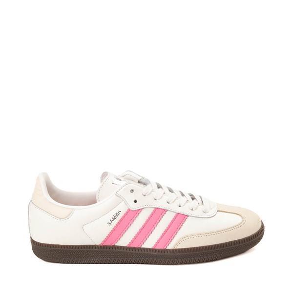 Womens adidas Samba OG Athletic Shoe - Cloud White / Lucid Pink / Wonder White / Gum product image