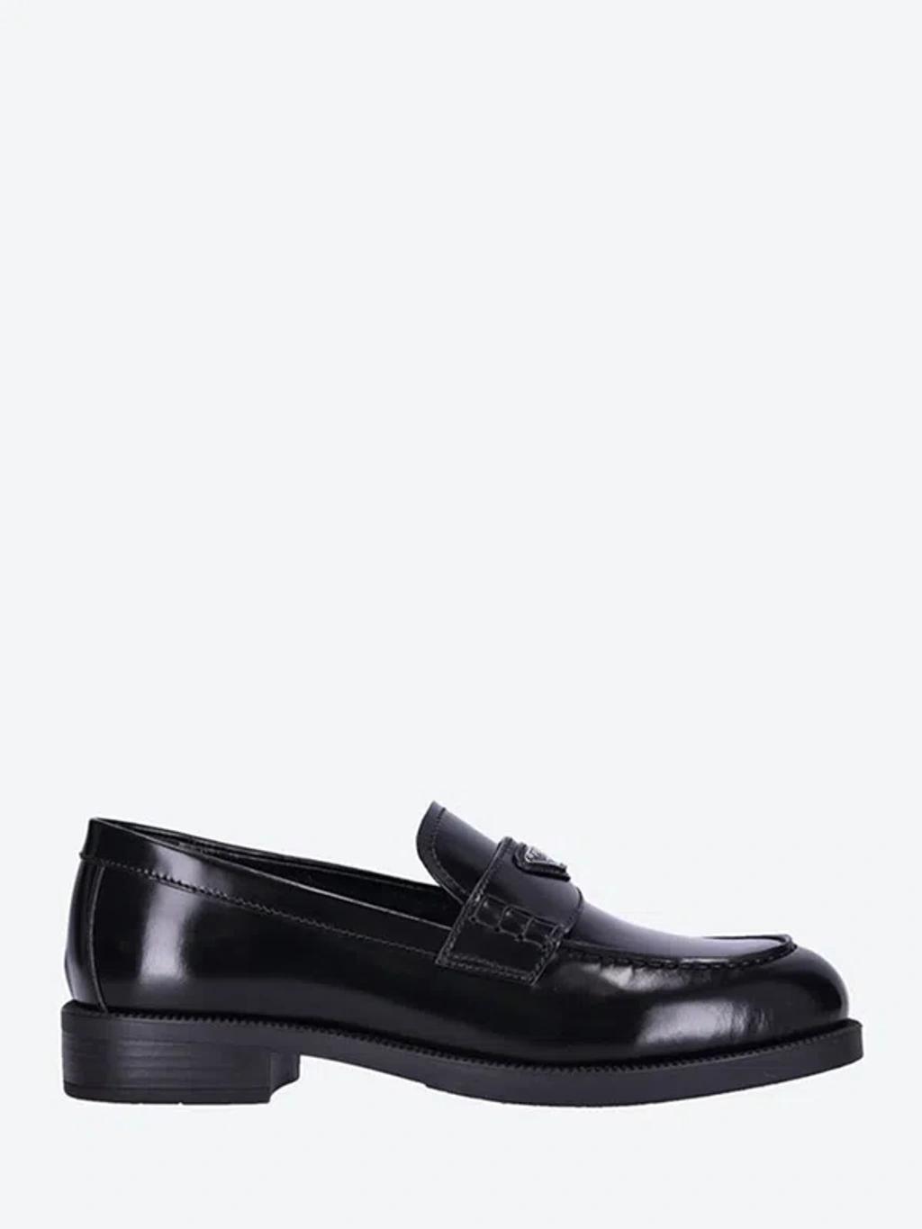 Black Calf Leather Loafers Product Image