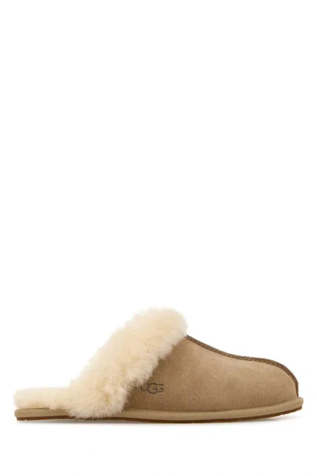 UGG Sand Suede Scuffette Ii Slippers In Beige Product Image