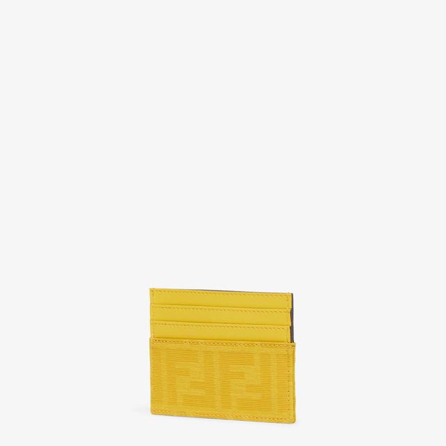 FF Jacquard Card HolderYellow FF jacquard card holder Product Image