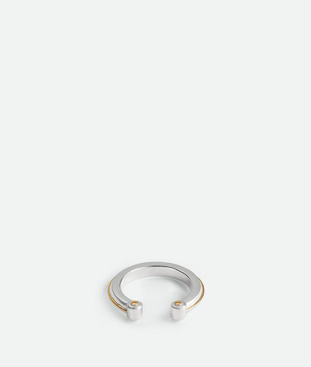 Men's Bolt Ring in Silver/yellow gold Product Image