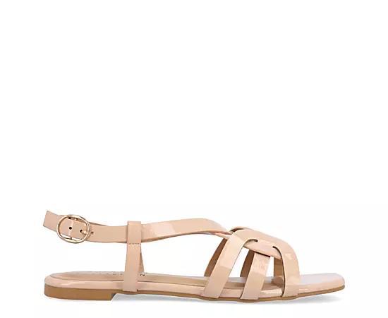 Journee Collection Alorra Womens Strappy Sandals Blue Product Image