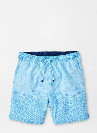 Peter Millar Mens Stingray Scatter Swim Trunk | Color: Beta Blue | Size: XL Product Image