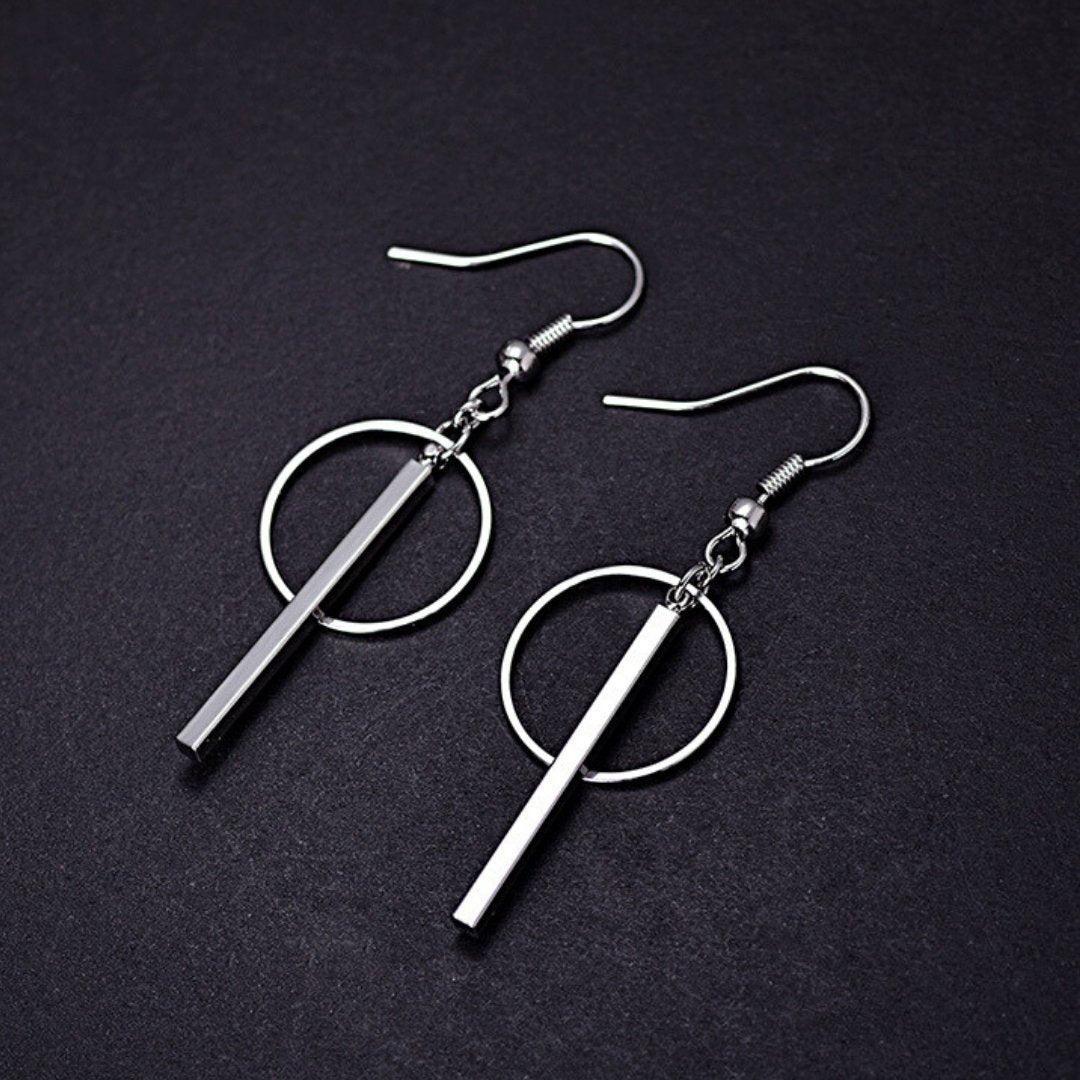 Sterling Silver Linked Earrings Product Image