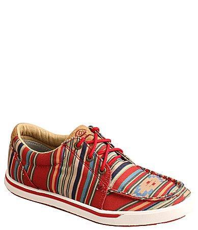 Twisted X Womens Stripe Tribal Printed Hooey Loper Sneakers Product Image