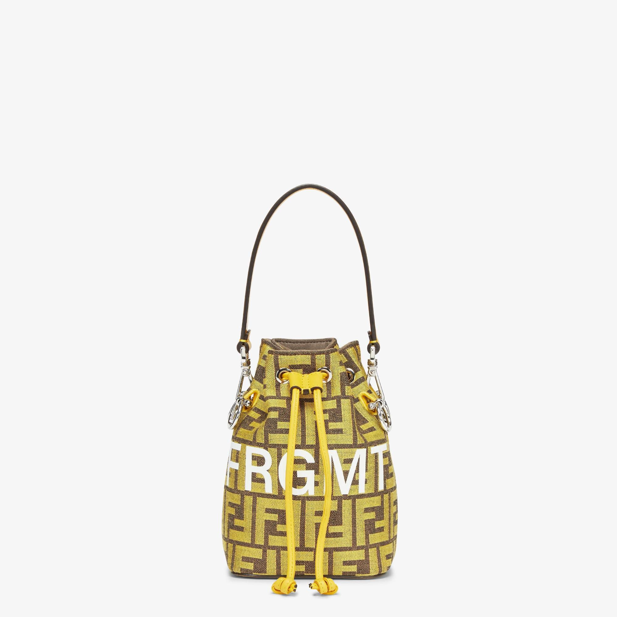 Mon TresorFendi x FRGMT yellow FF fabric mini bag Product Image