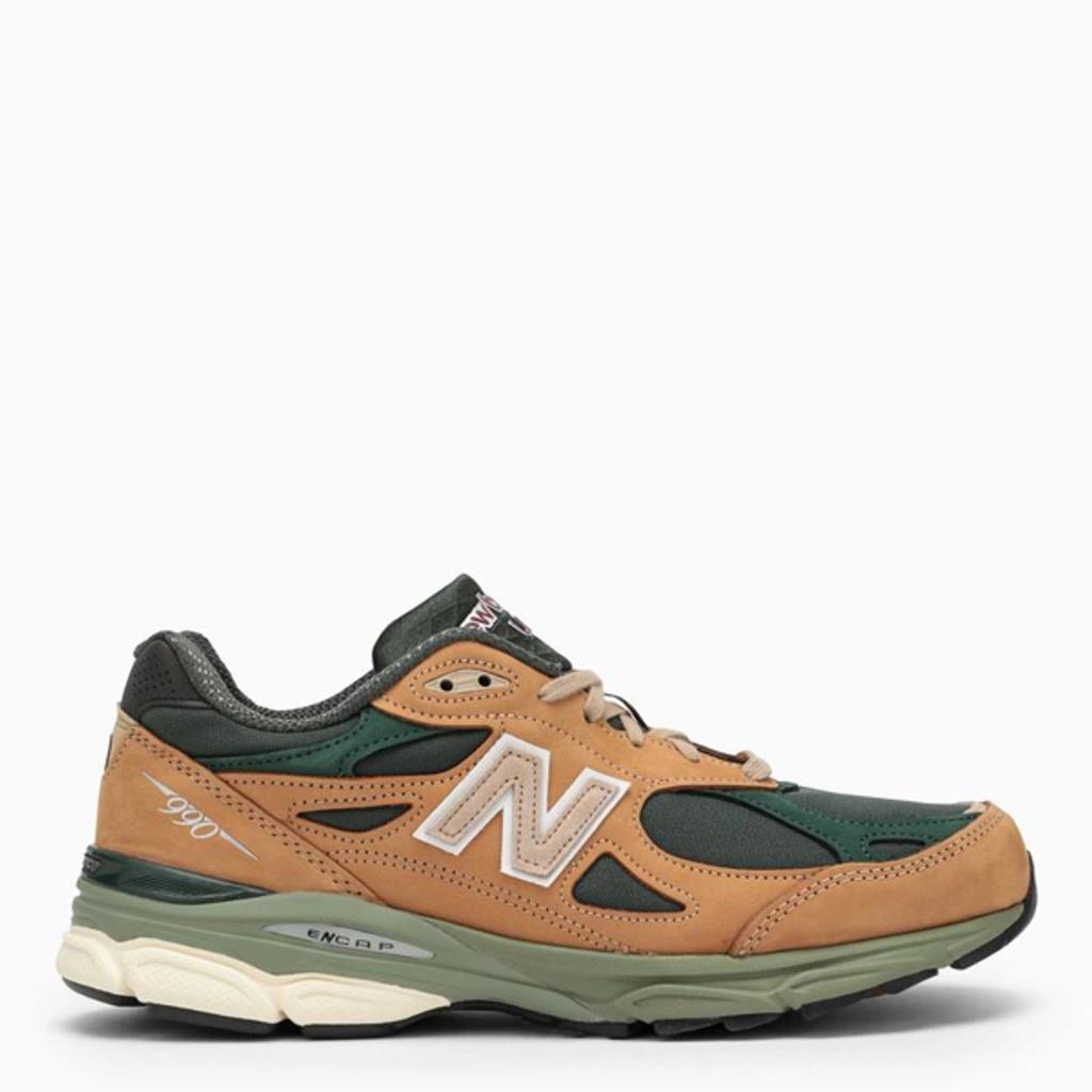 NEW BALANCE Made In Usa 990v3 Suede Sneakers In Beige Product Image