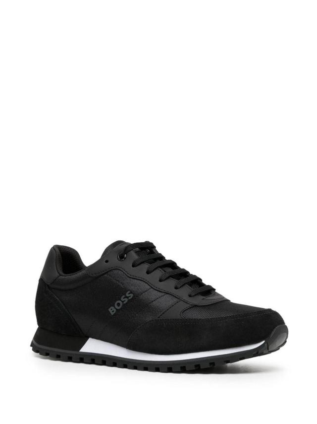 HUGO BOSS Parkour Low-top Sneakers In Black 001 Product Image