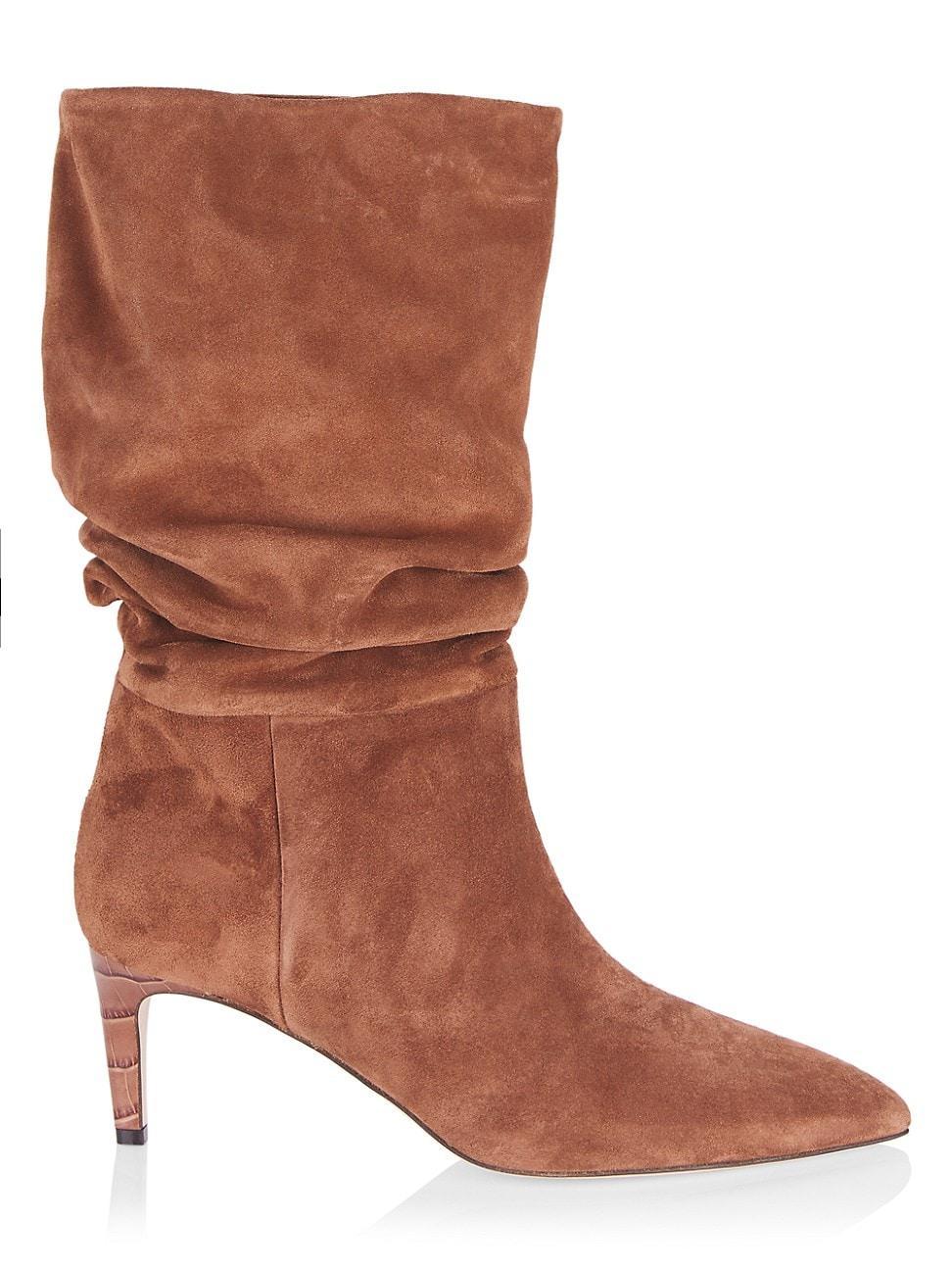 Womens Slouchy Suede Boots Product Image