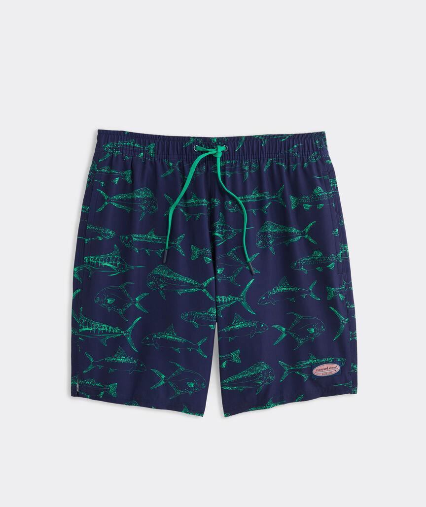 7 Inch Printed Chappy Swim Trunks Product Image