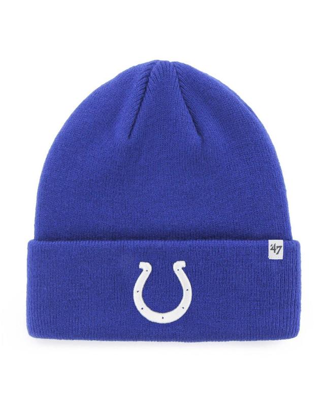 Mens 47 Royal Indianapolis Colts Primary Basic Cuffed Knit Hat Product Image