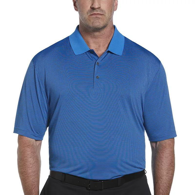 Big & Tall Grand Slam Off Course Regular-Fit Striped Performance Golf Polo, Mens Product Image