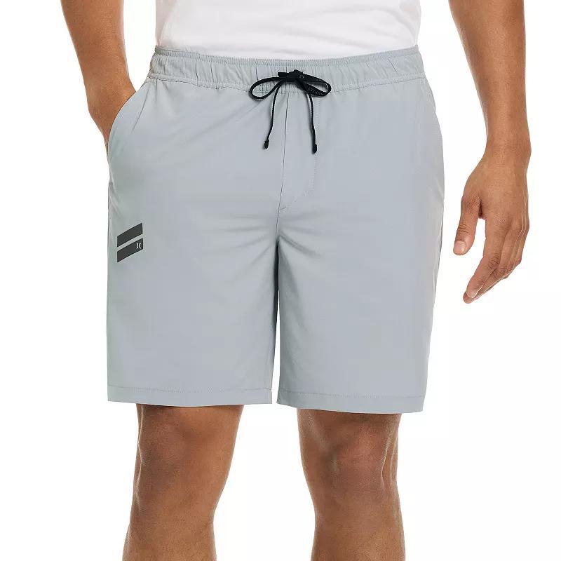 Mens Hurley Performance Shorts Light Grey Gray Product Image