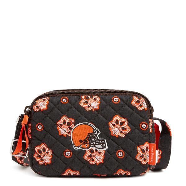 Vera Bradley NFL RFID Small Stadium Crossbody Bag Women in Cleveland Browns Bandana Product Image