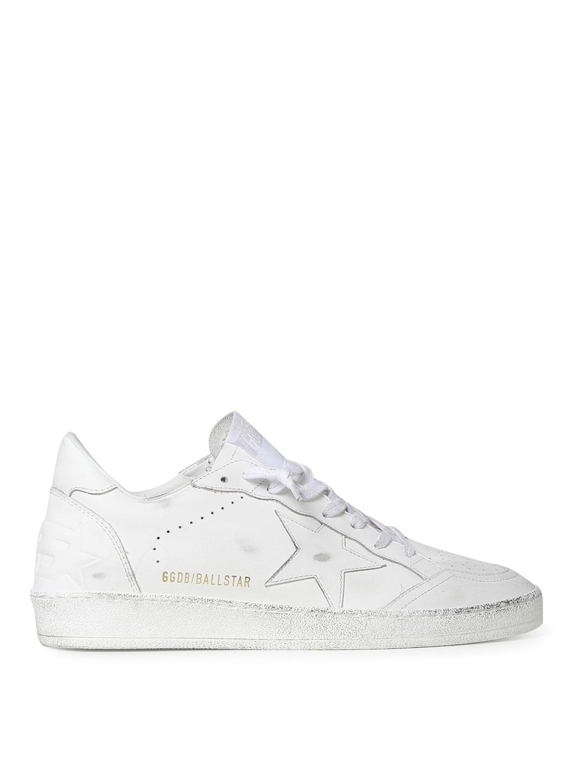 GOLDEN GOOSE Ballstar Sneakers In White Product Image