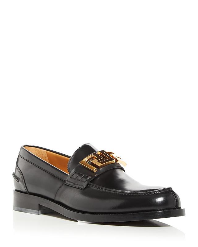 Versace Mens Greca Moc Toe Loafers Product Image