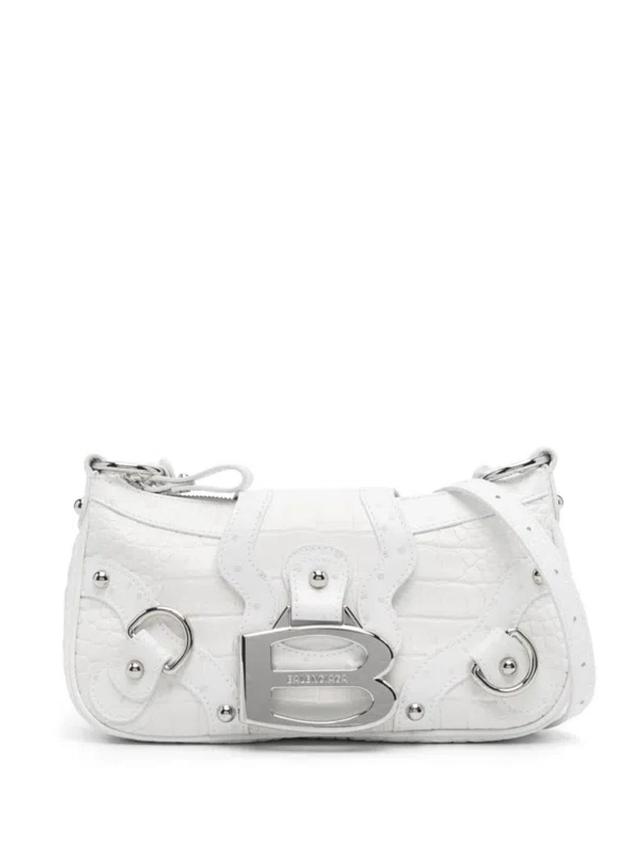 BALENCIAGA Small Essex Shoulder Bag In White Product Image