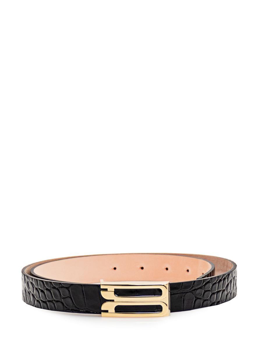 Belt With Logo In Black Product Image