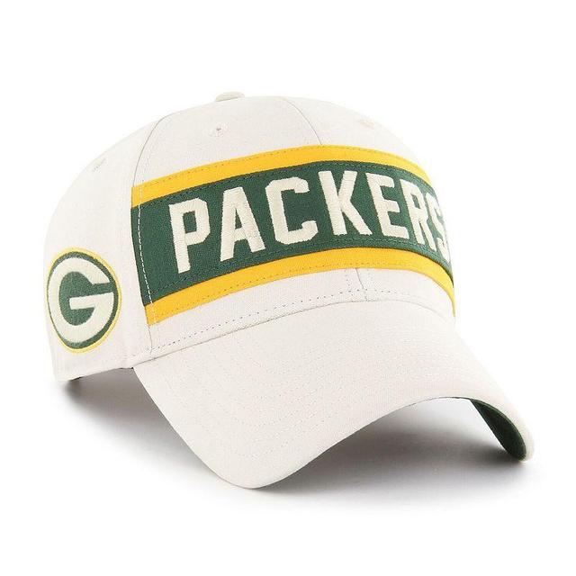 Mens 47 Cream Green Bay Packers Crossroad MVP Adjustable Hat Product Image