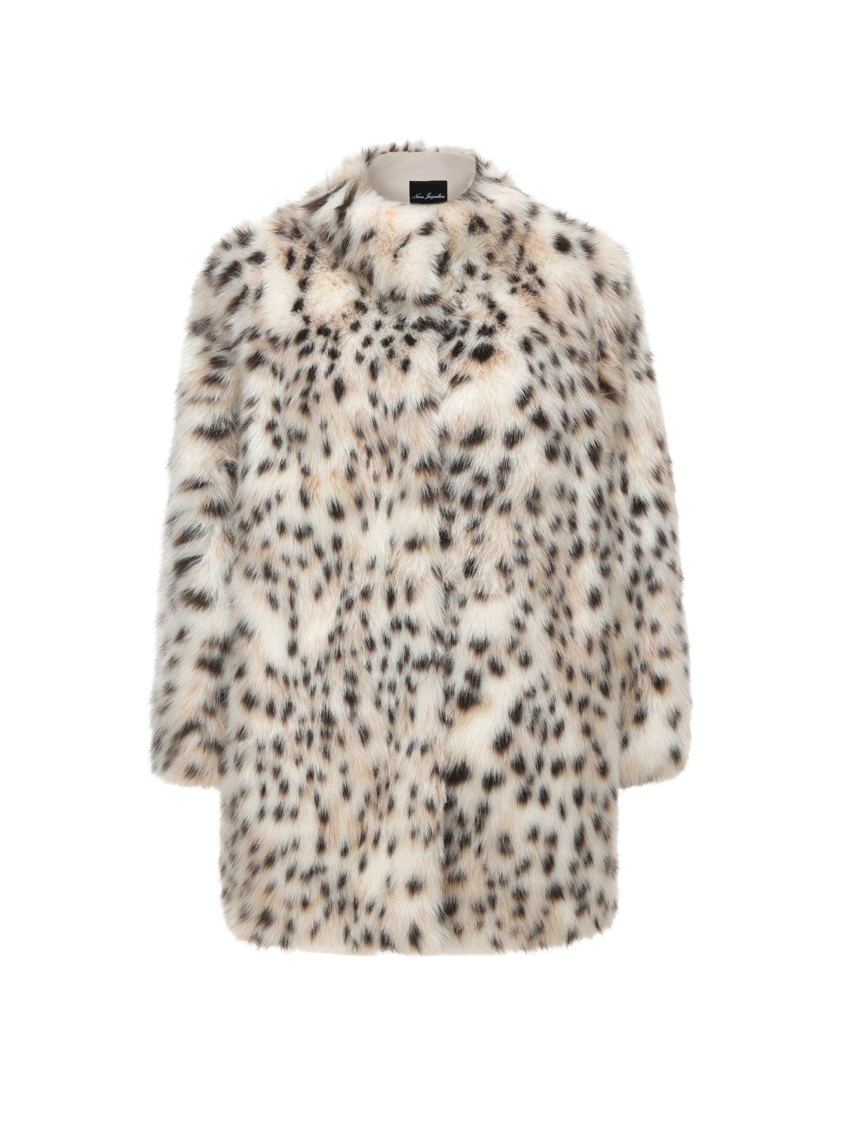 Adeline Fur Coat (Leopard) Product Image