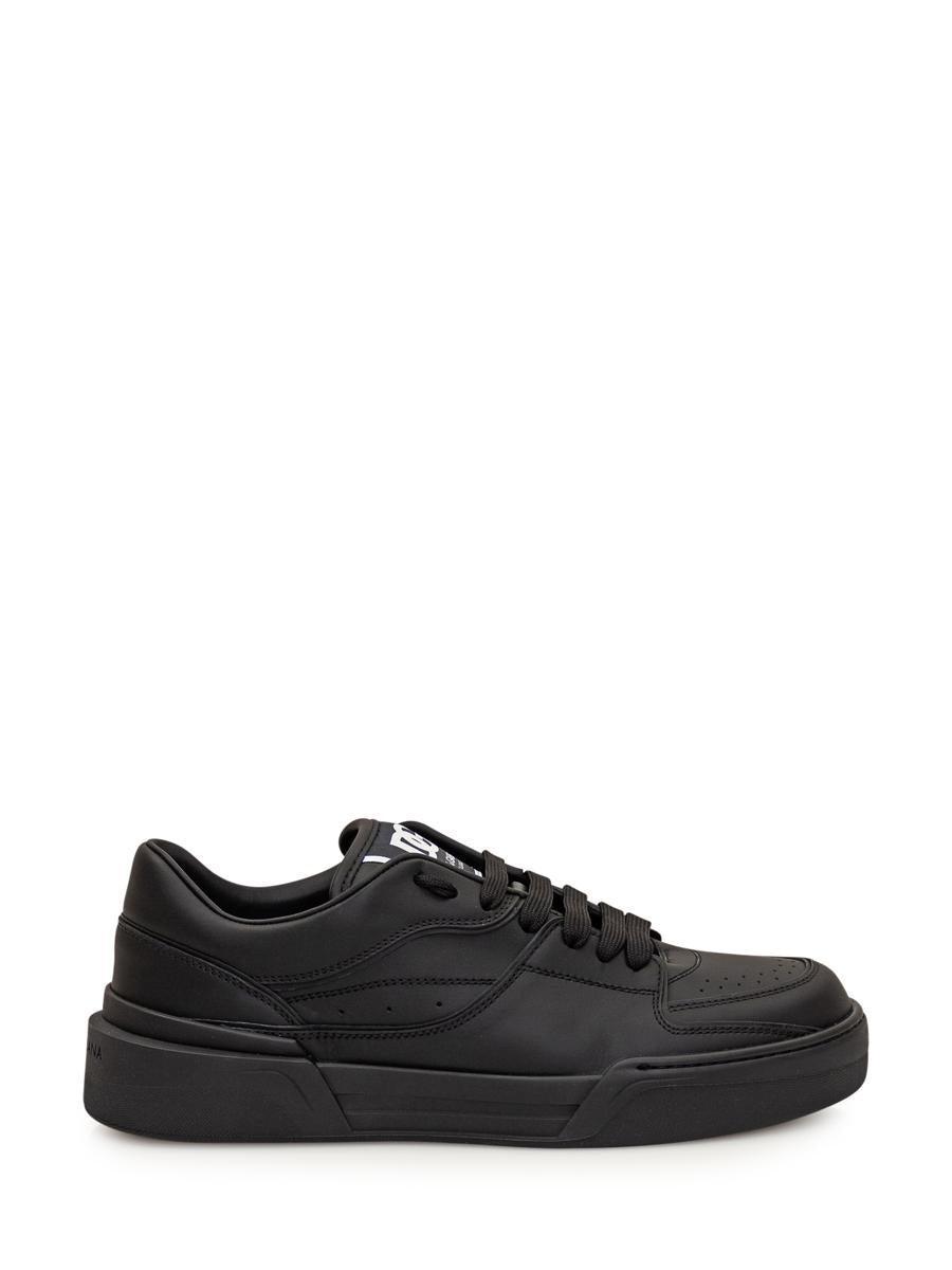 Leather Sneakers In Black Product Image