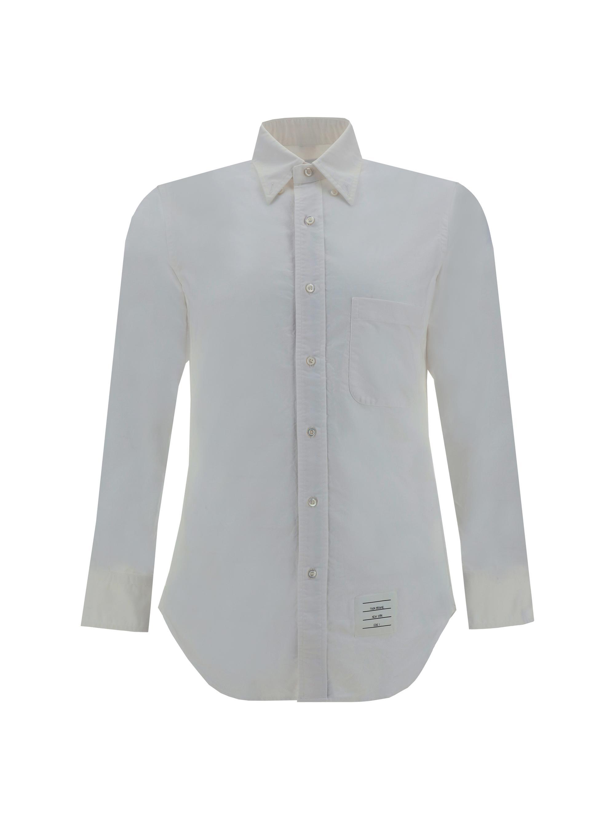 THOM BROWNE Shirt In White Product Image